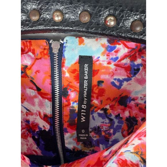 W118 by Walter Baker floral front sleeveless dress size 0 - Picture 8 of 8